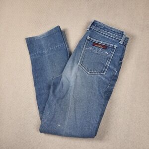 VTG Jordache Jeans Womens 30 High Waisted Mom Jean Straight Leg 80s Horse Logo